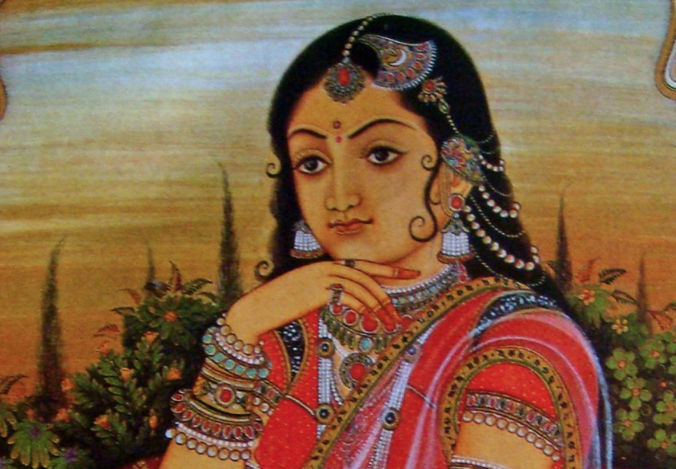 صورة تخيلية لملكة هندية تعود إلى القرن الماضي - Wikimedia