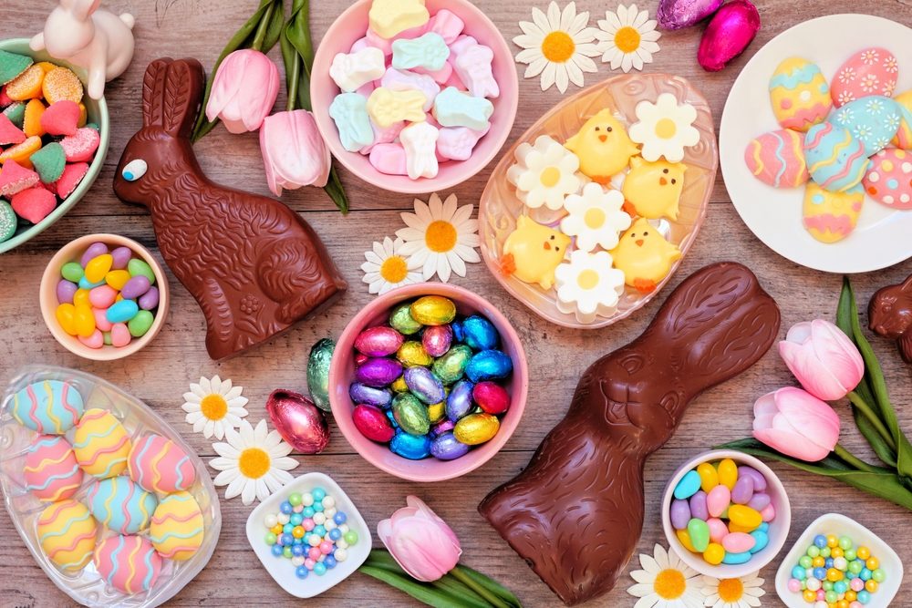 هناك ملايين من أطنان الحلوى التي تباع سنويا في عيد الفصح - Shutterstock