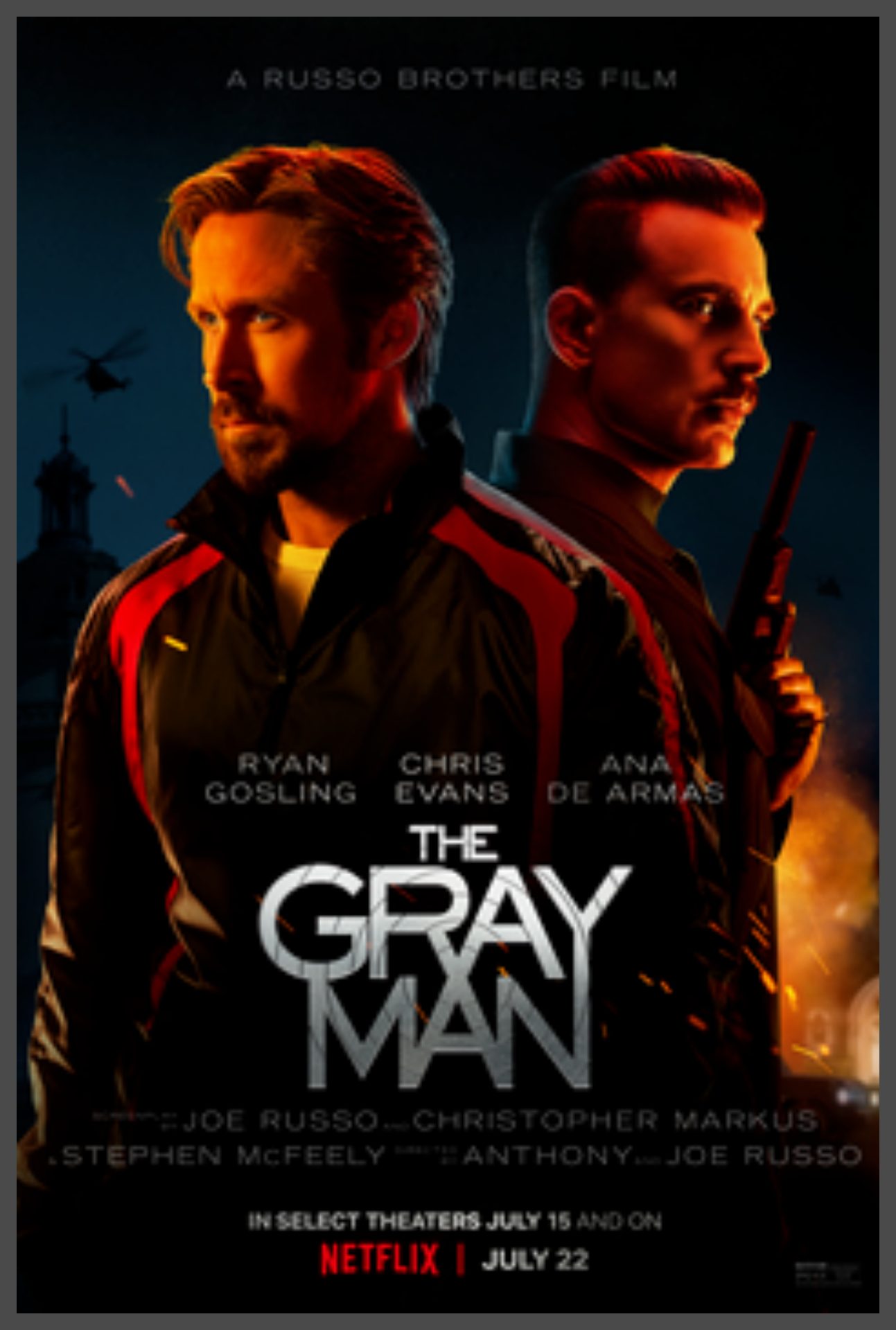 البوستر الرسمي لفيلم The Gray Man/ وكيبيديا