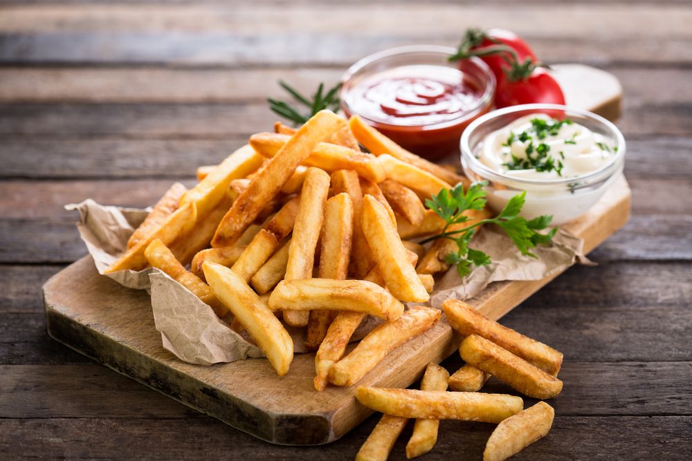 البطاطا المقلية أسهمت في زيادة خطر الإصابة بالاكتئاب، بنسبة 2%/ Shutterstock