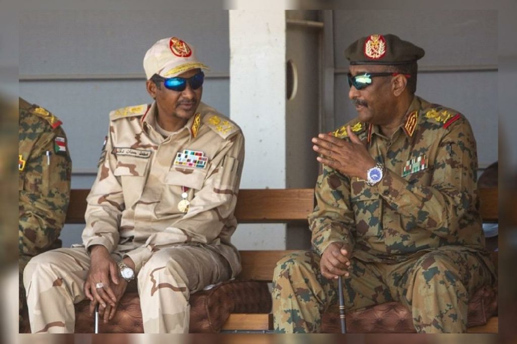 حميدتي تسجيل صوتي البرهان البرهان حميدتي خارطة طريق السودان