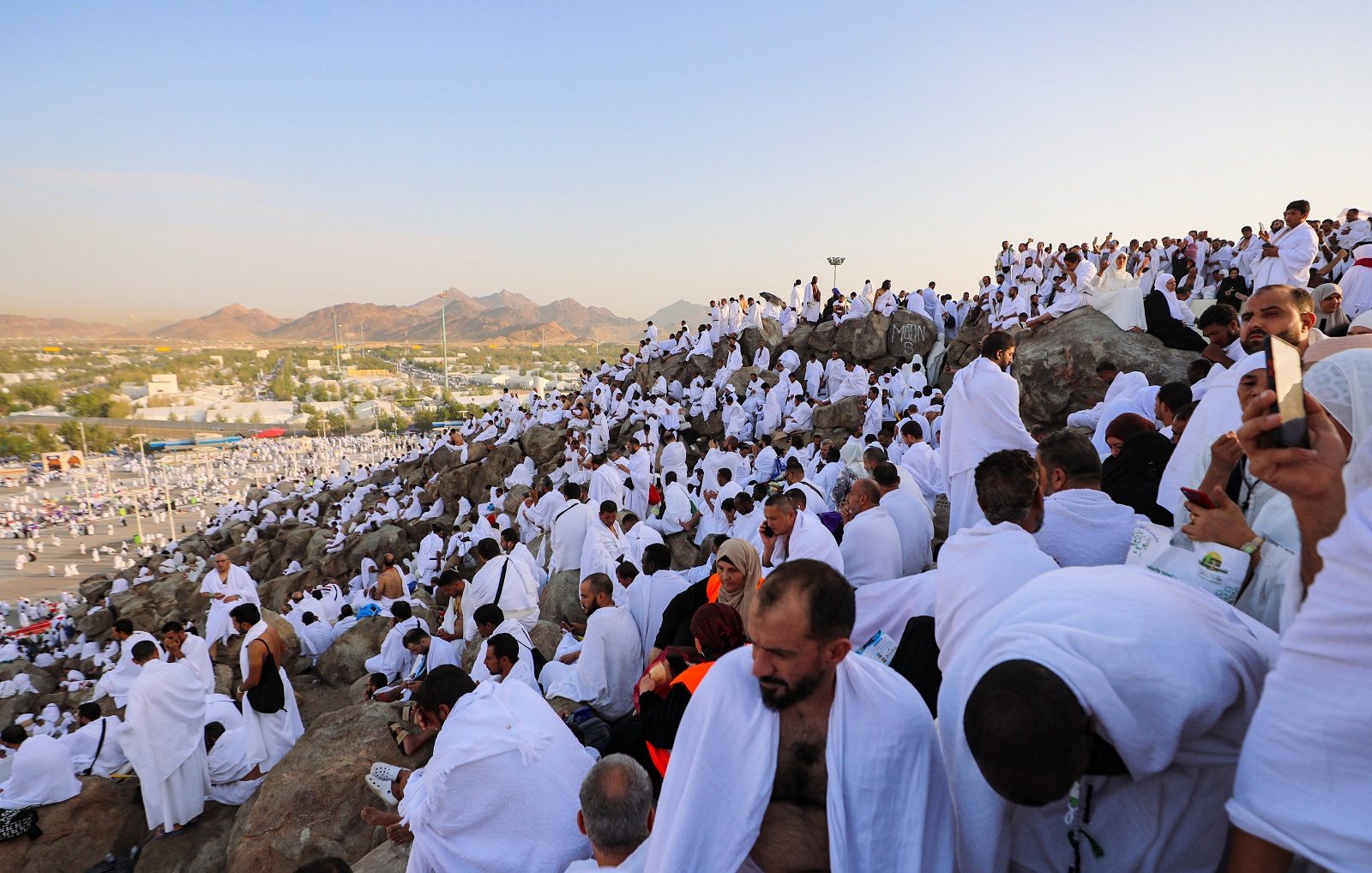 الحجاج وقفة عرفة