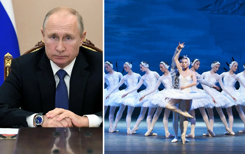 رقصة البجعات روسيا