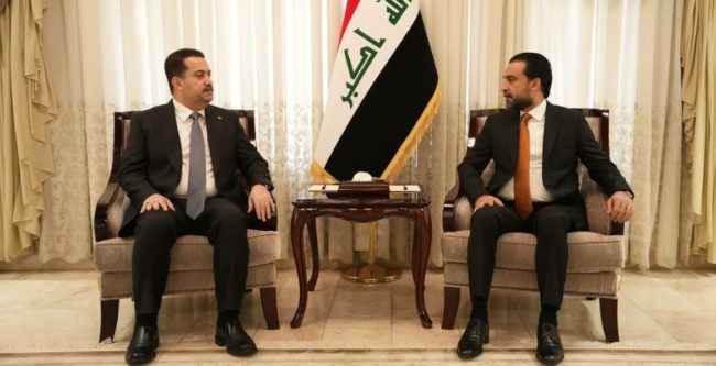 الحلبوسي يتقرب من “أعداء” الأمس.. التقى السوداني وتحالف مرتقب مع الصدر قبل الانتخابات العراقية