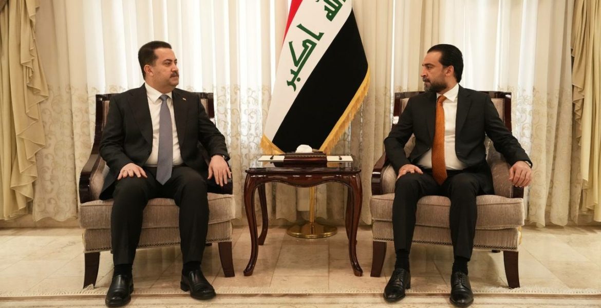 محمد الحلبوسي والسوداني في العراق