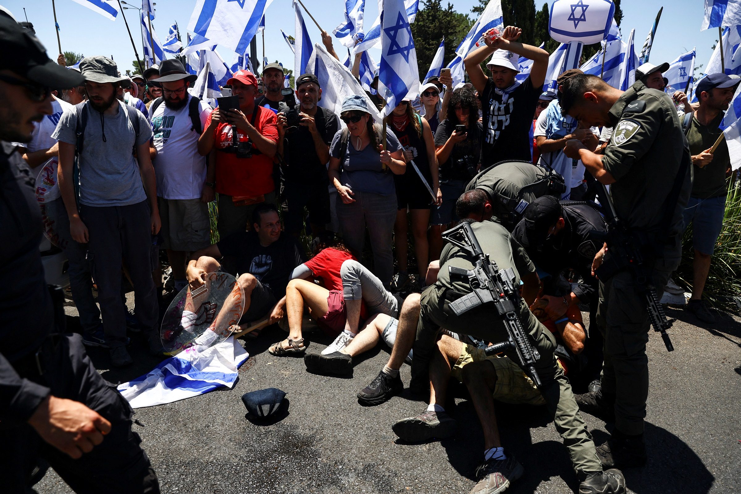 التعديل القضائي حجة المعقولية احتجاجات إسرائيل