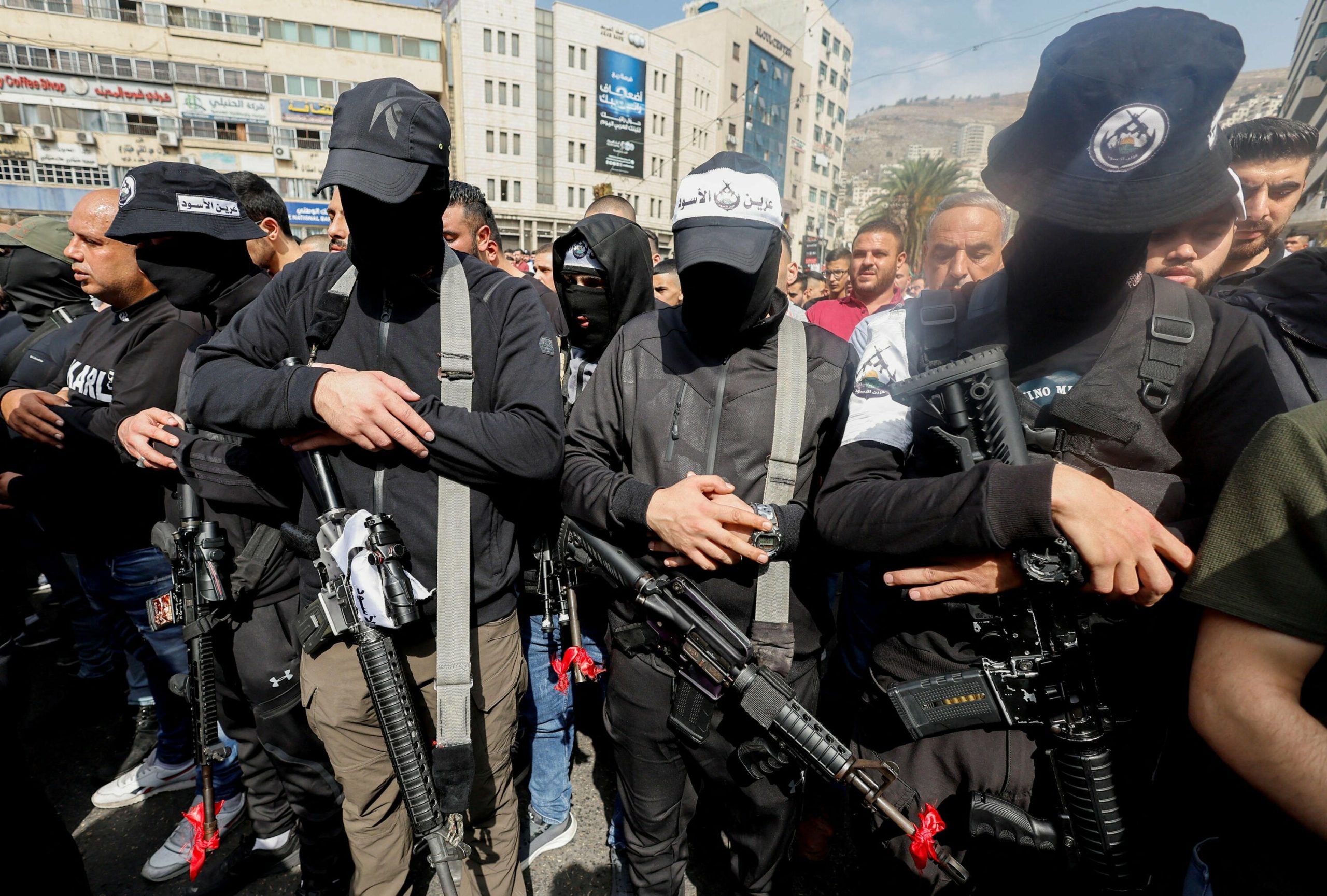 مقاتلو عرين الأسود في نابلس، أرشيفية/ رويترز