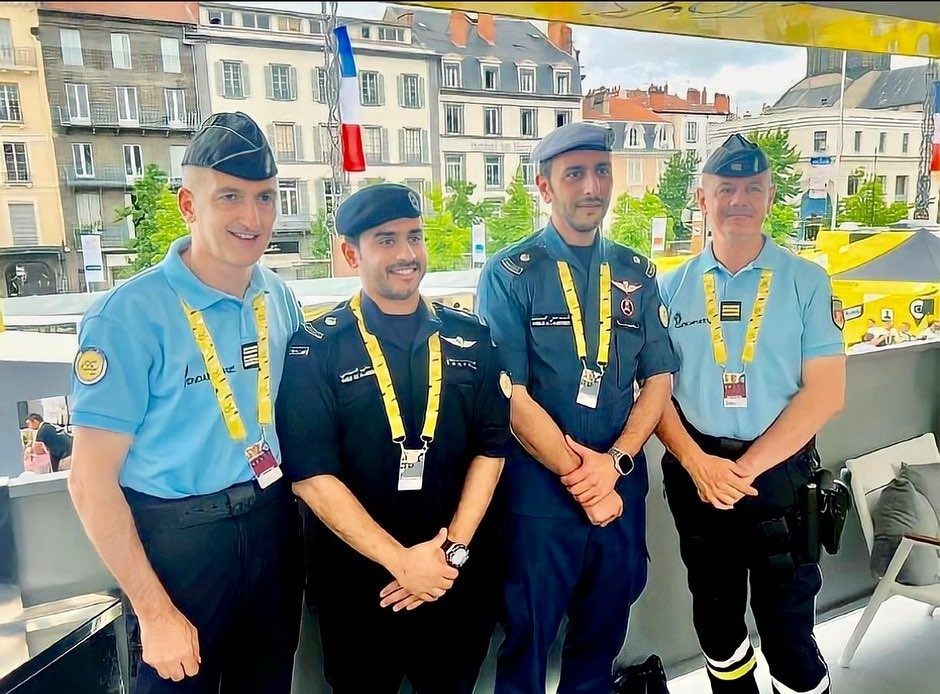 Instagram/ قطر تشارك في تأمين طواف فرنسا للدراجات الهوائية