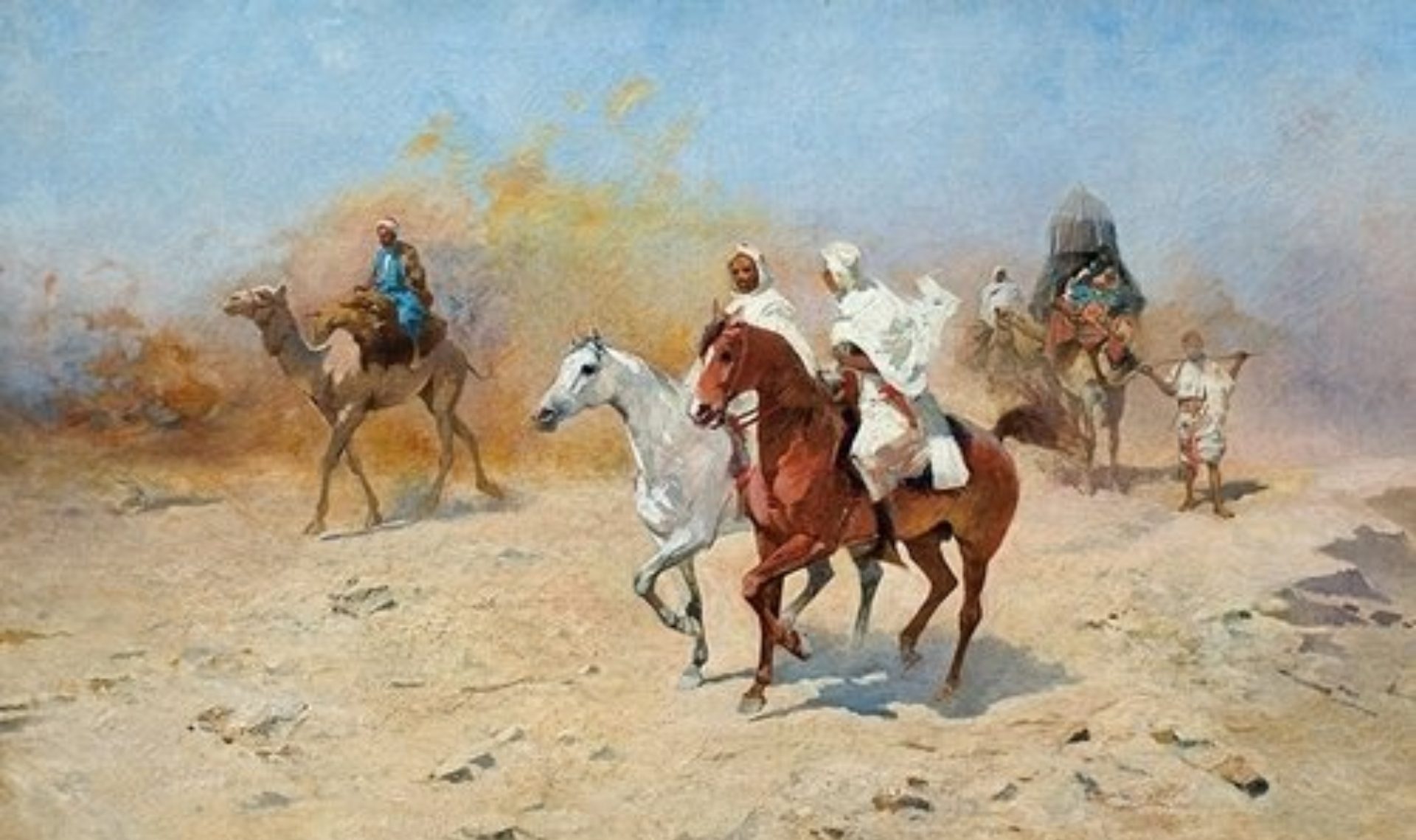 انتقل جرير من البادية إلى البصرة لمنافسة الفرزدق/ مواقع التواصل