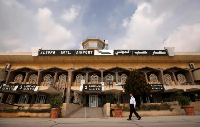 قصف إسرائيلي جديد على سوريا.. استهدف مطار حلب الدولي وأخرجه عن الخدمة بعد تضرر مدرجه