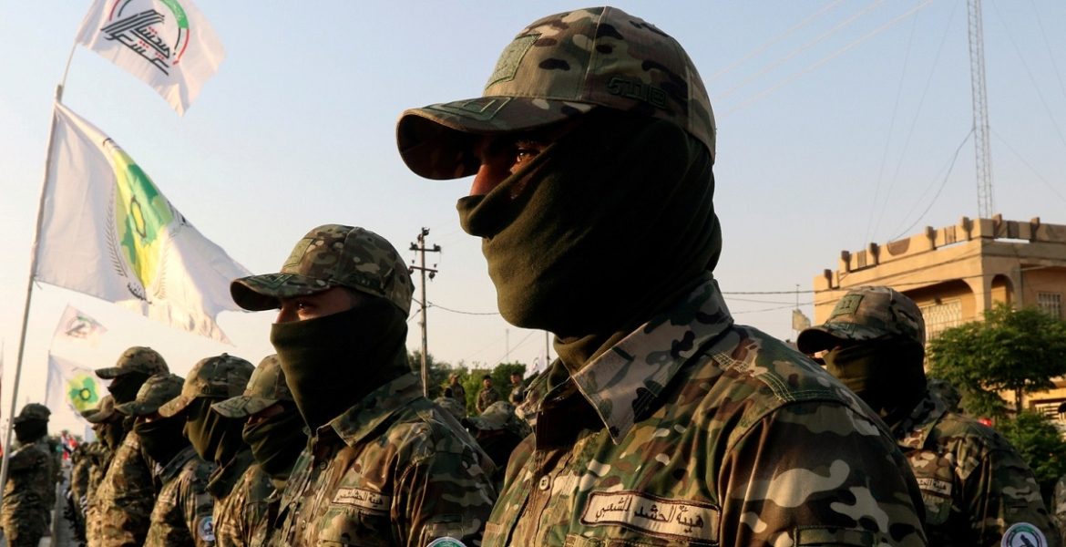 عصائب أهل الحق في العراق بقيادة قيس الخزعلي جزء من الحشد الشعبي - رويترز