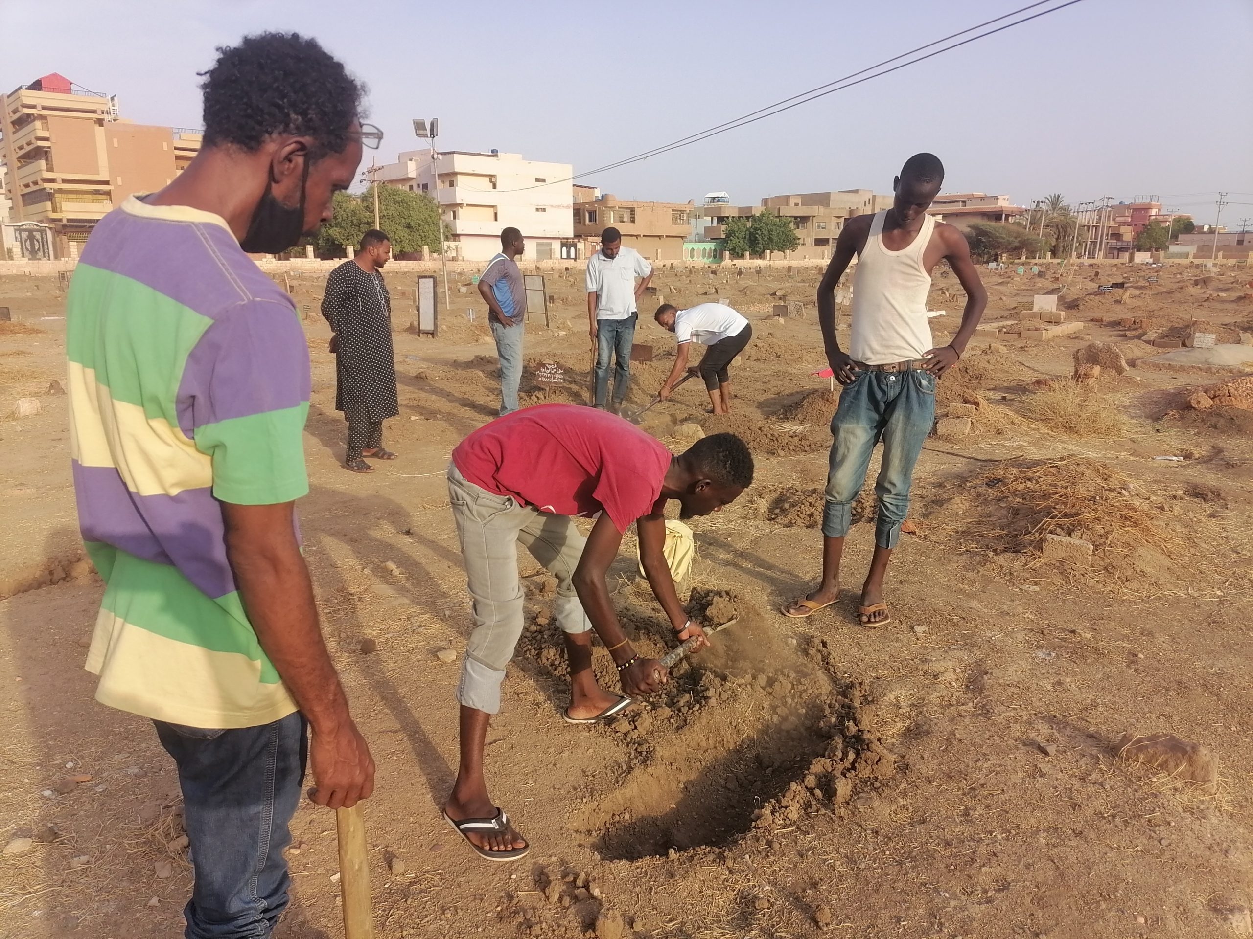 تكدس الجثث في الخرطوم