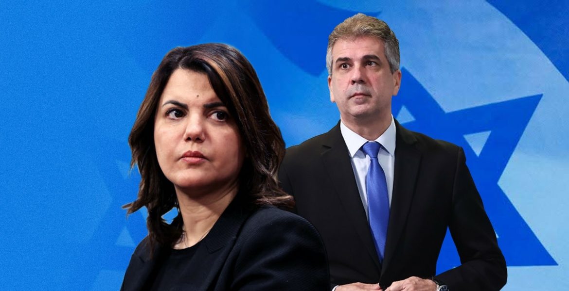وزيرة الخارجية الليبية ونظيرها الإسرائيلي/ عربي بوست