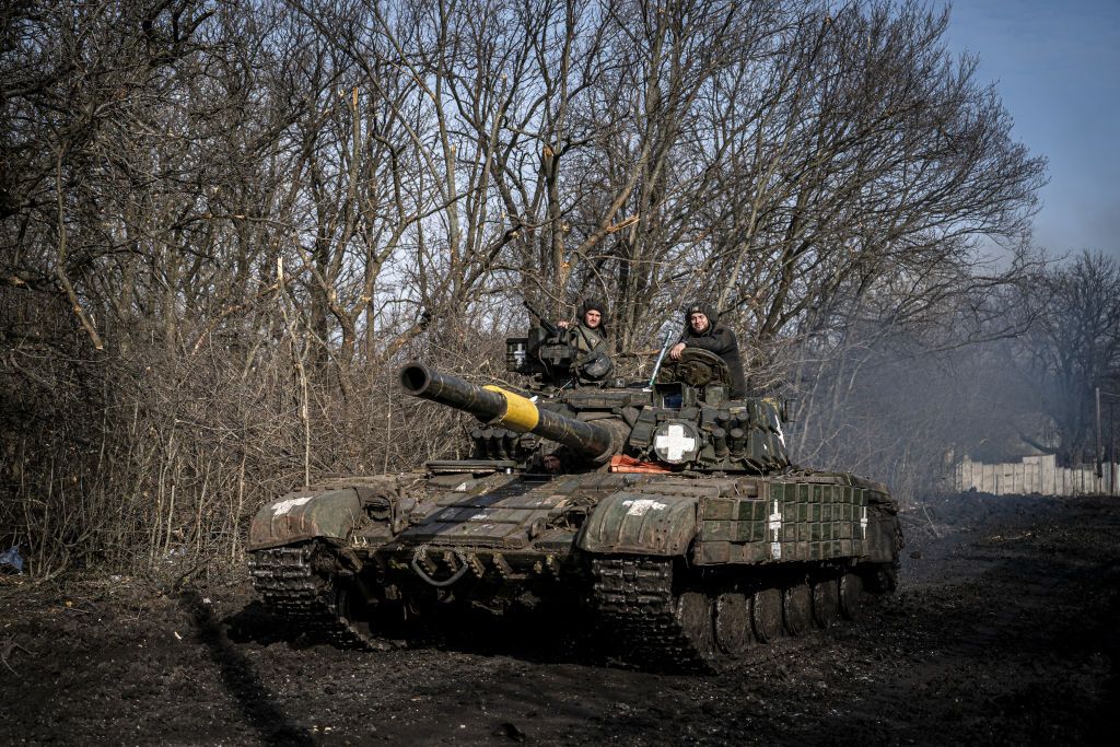 الدبابات الأوكرانية، Getty
