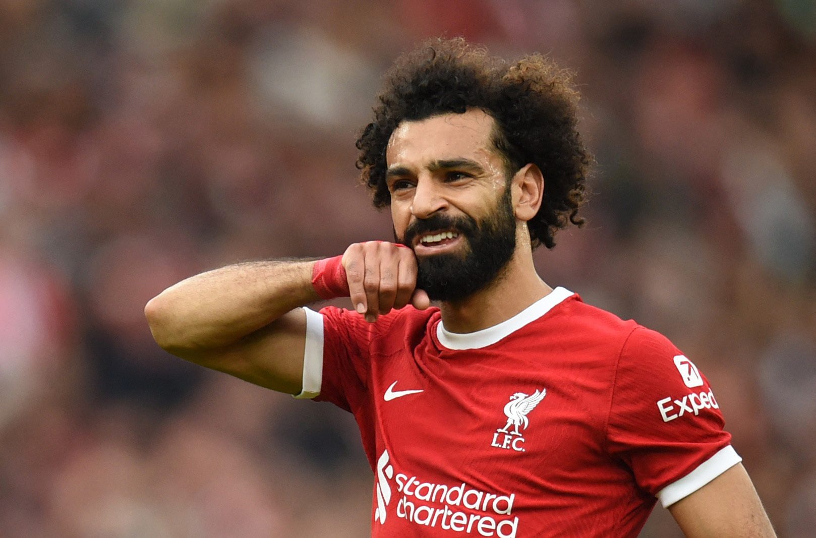 راتب محمد صلاح مع ليفربول (رويترز)
