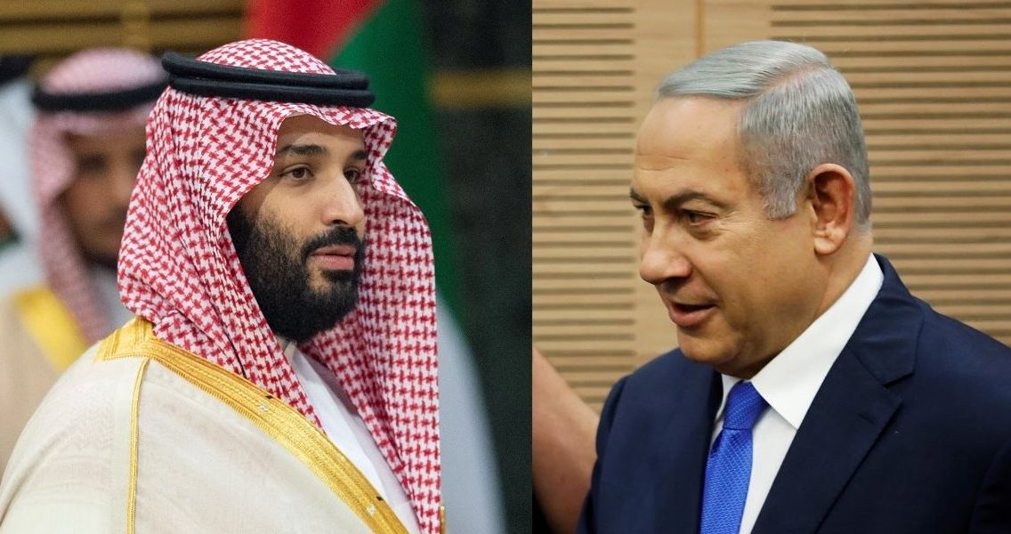 رئيس الحكومة الإسرائيلية بنيامين نتنياهو، وولي العهد السعودي الأمير محمد بن سلمان – رويترز