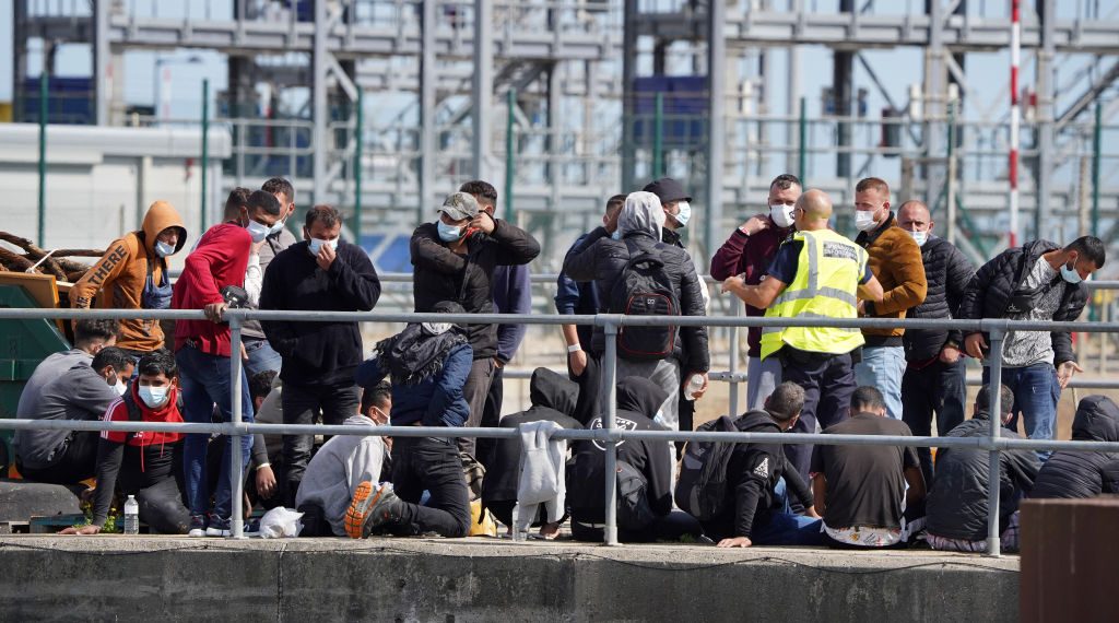 لاجئون في بريطانيا/ getty image