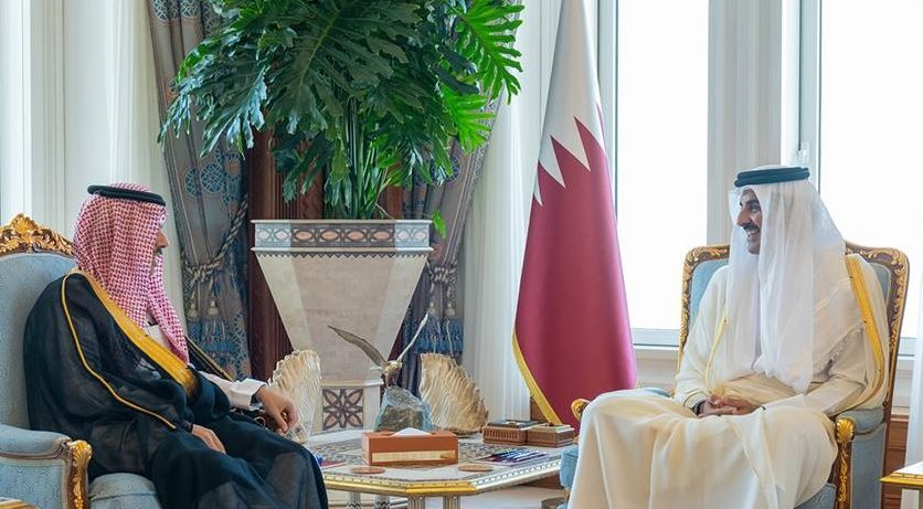 أمير قطر السعودية