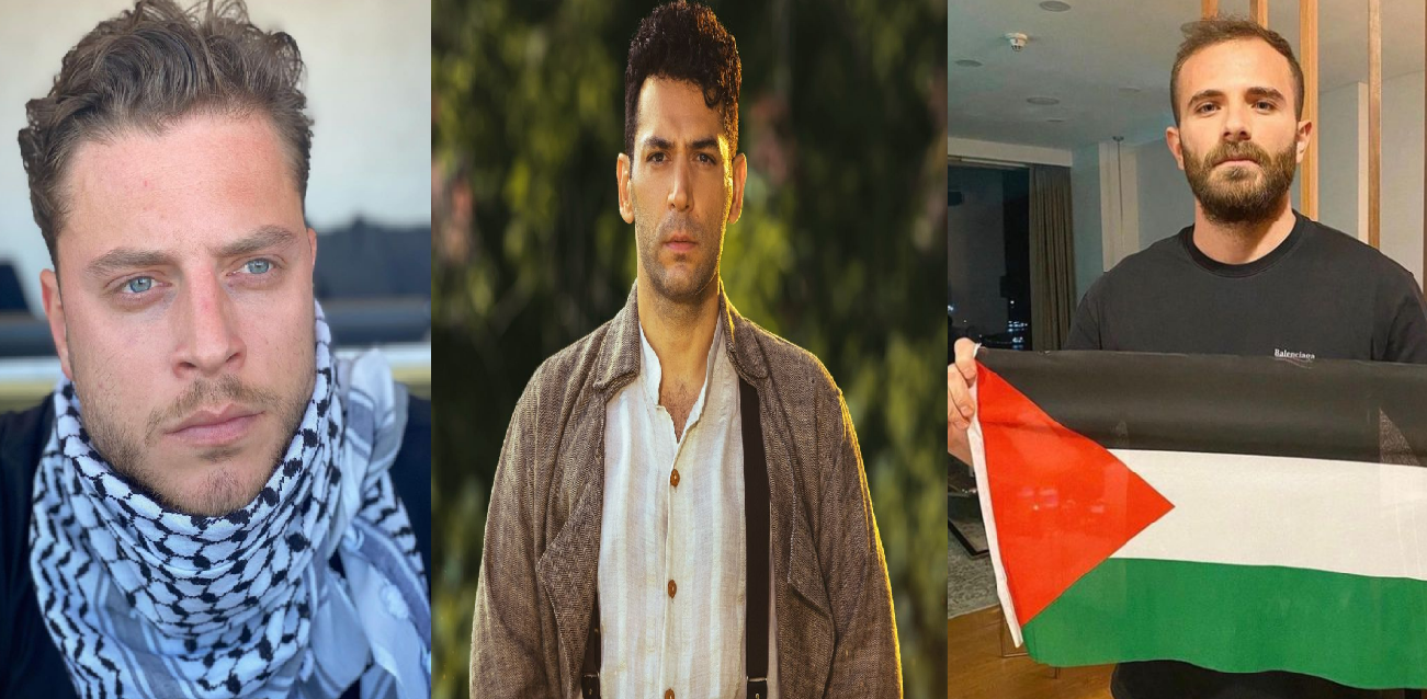 نجوم أتراك يدعمون فلسطين| مواقع التواصل