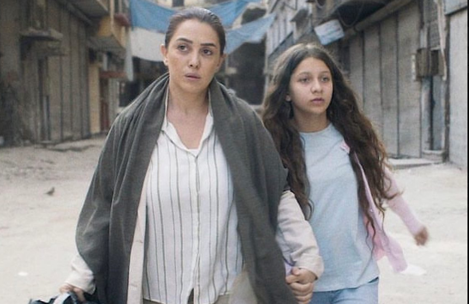 كندة علوش من فيلم نزوح| مواقع التواصل
