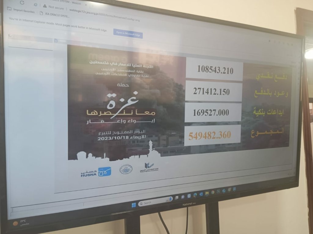 غزة معاً ننصرها الأردن