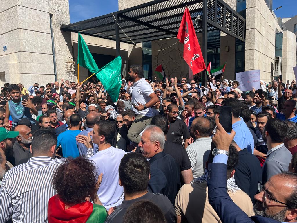 الأردن العدوان على غزة