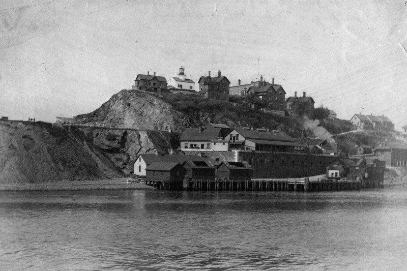 جزيرة ألكاتراز عام 1895/ Wikimedia