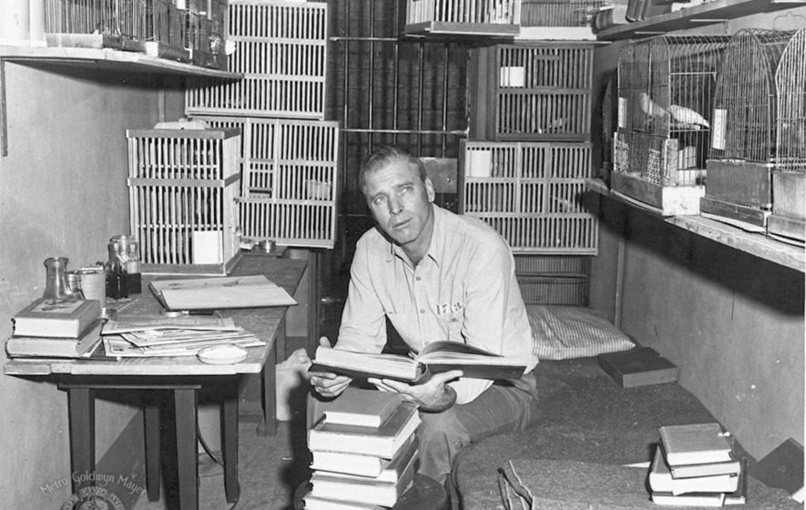 زنزانة رجل الطيور كما بدت عام 1962 قبل ألكاتراز/ مواقع التواصل