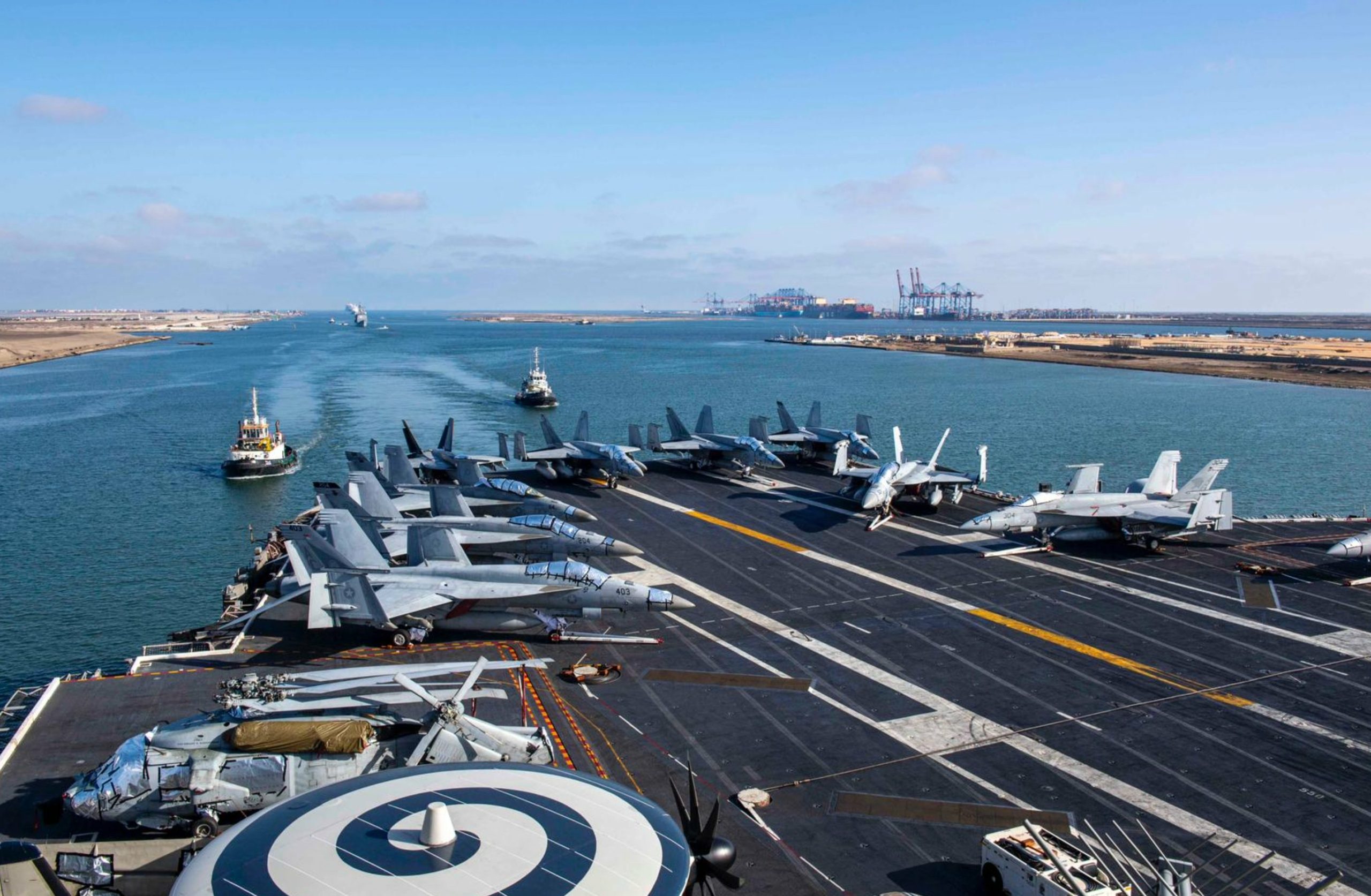 واشنطن تعلن وصول حاملة الطائرات “أيزنهاور” للشرق الأوسط.. الجيش الأمريكي: تهدف لزيادة التمركز بالمنطقة