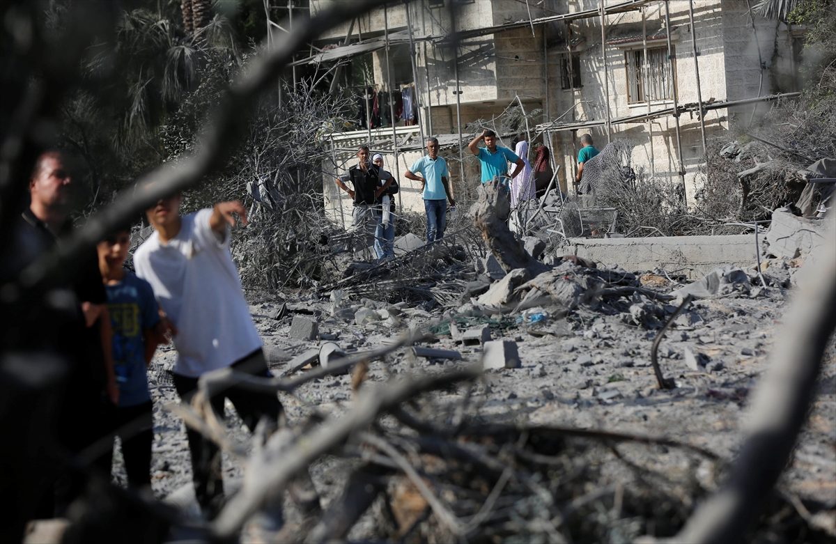 فلسطينيين في غزة