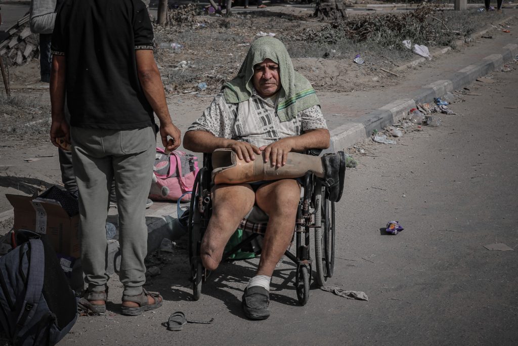 المسنين في غزة