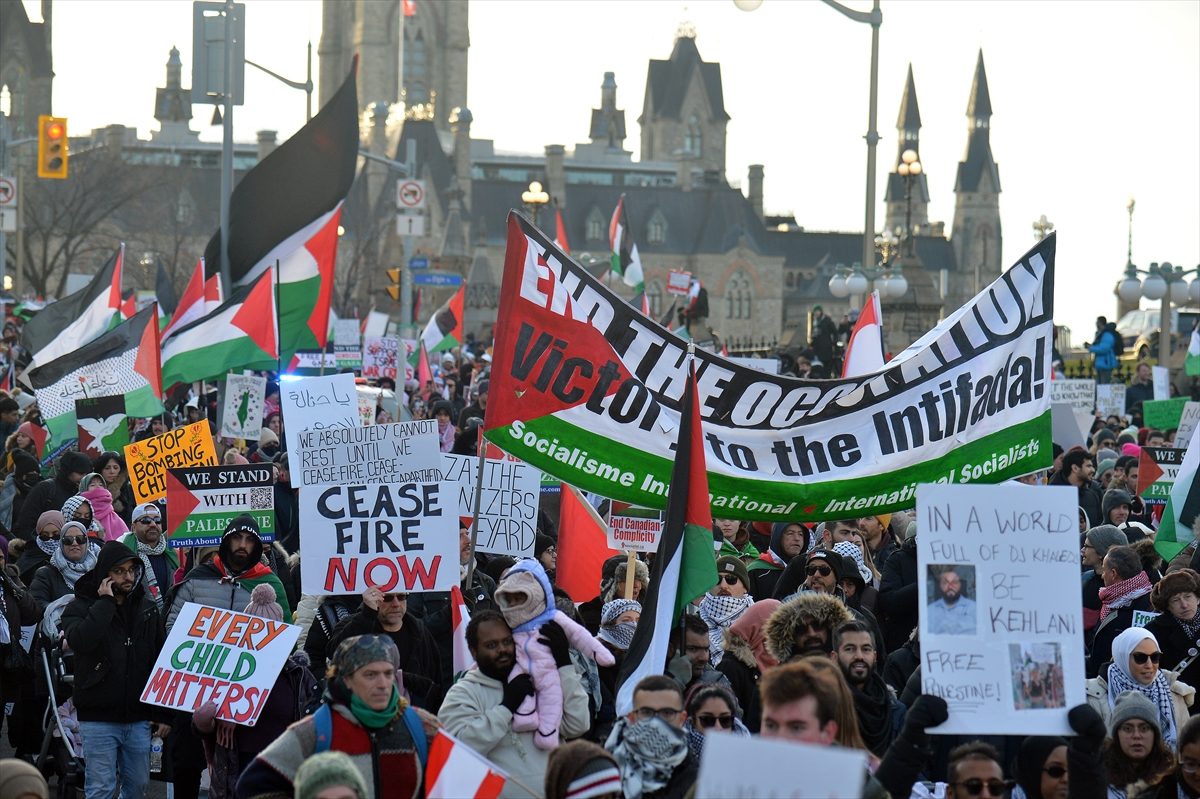 مظاهرات حاشدة في المغرب وكندا وبريطانيا لدعم غزة.. طالبت بوقف دائم لإطلاق النار في القطاع