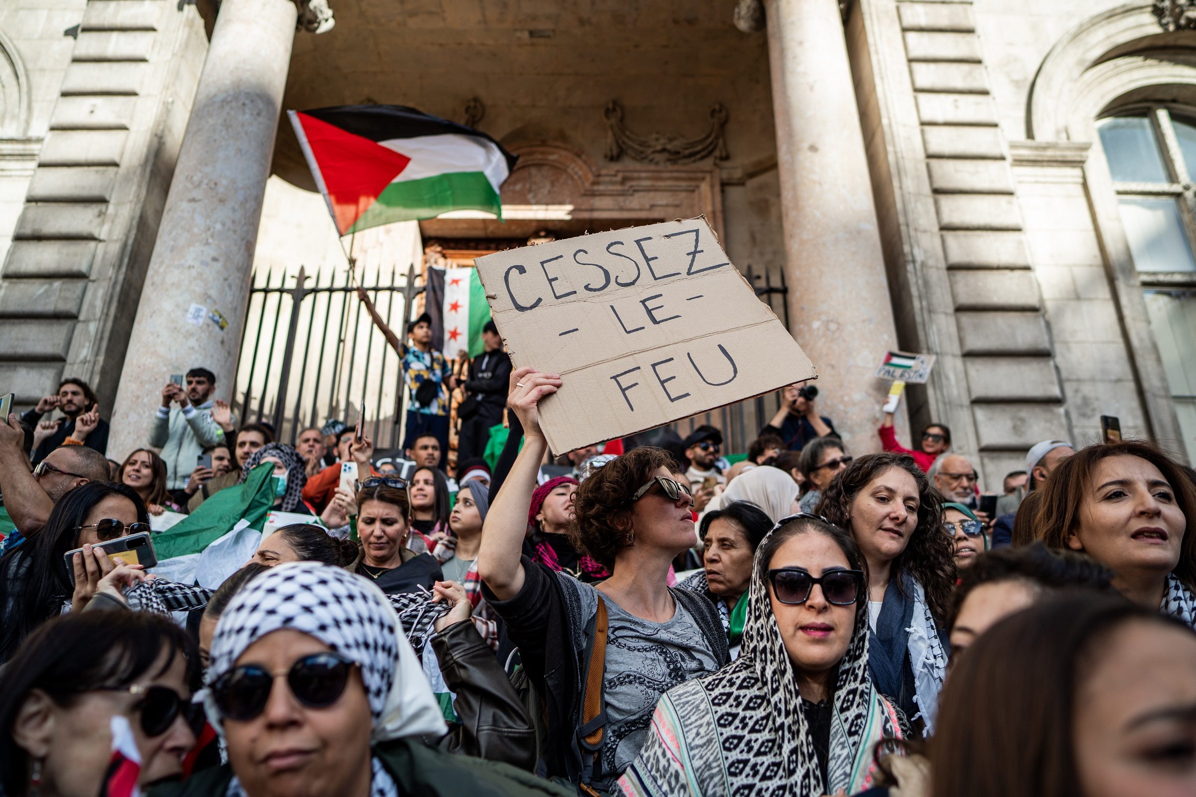 حرب غزة ليون فرنسا