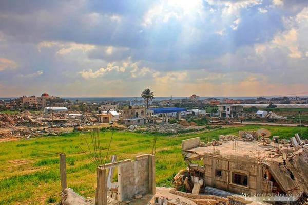 بلدة خزاعة في محافظة خان يونس بقطاع غزة - Facebook