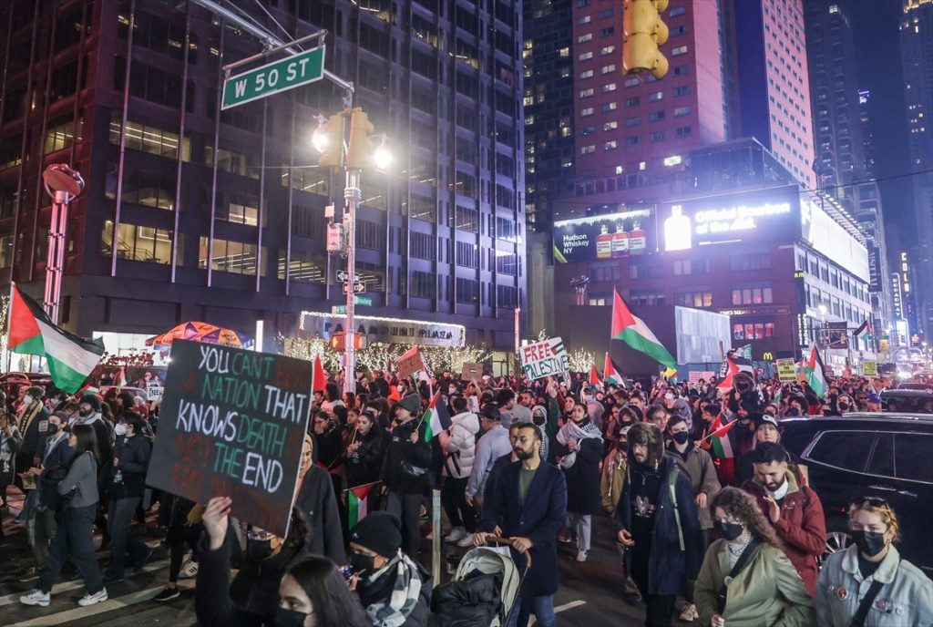 فلسطين يهود أمريكا احتجاجات شيكاغو غزة