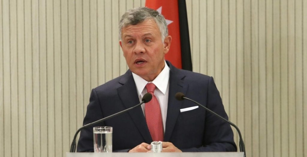 ملك الأردن غزة الاحتلال