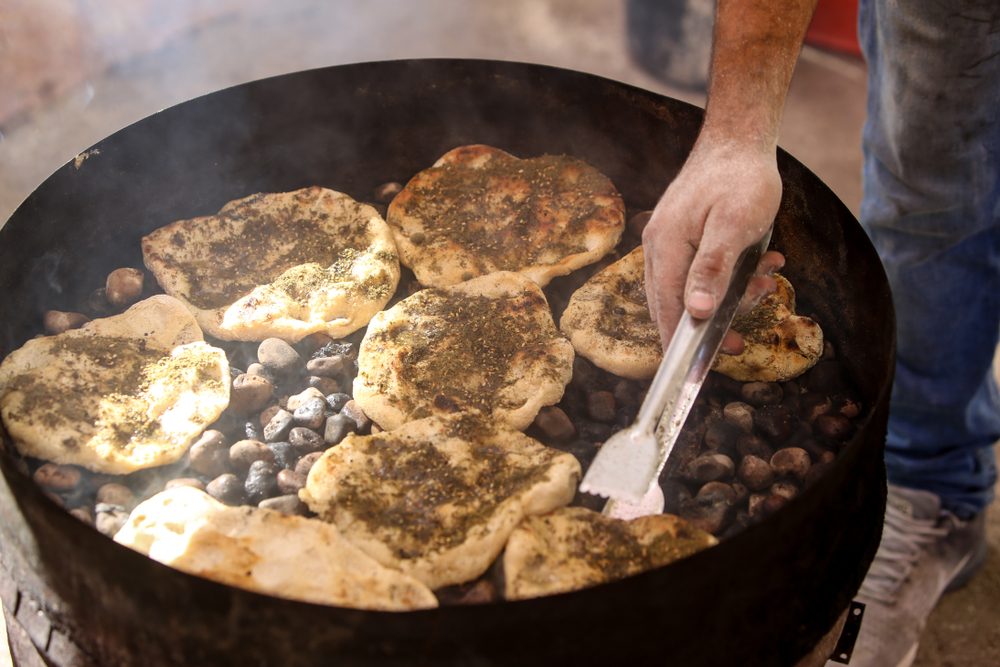 خبز الزعتر الفلسطيني