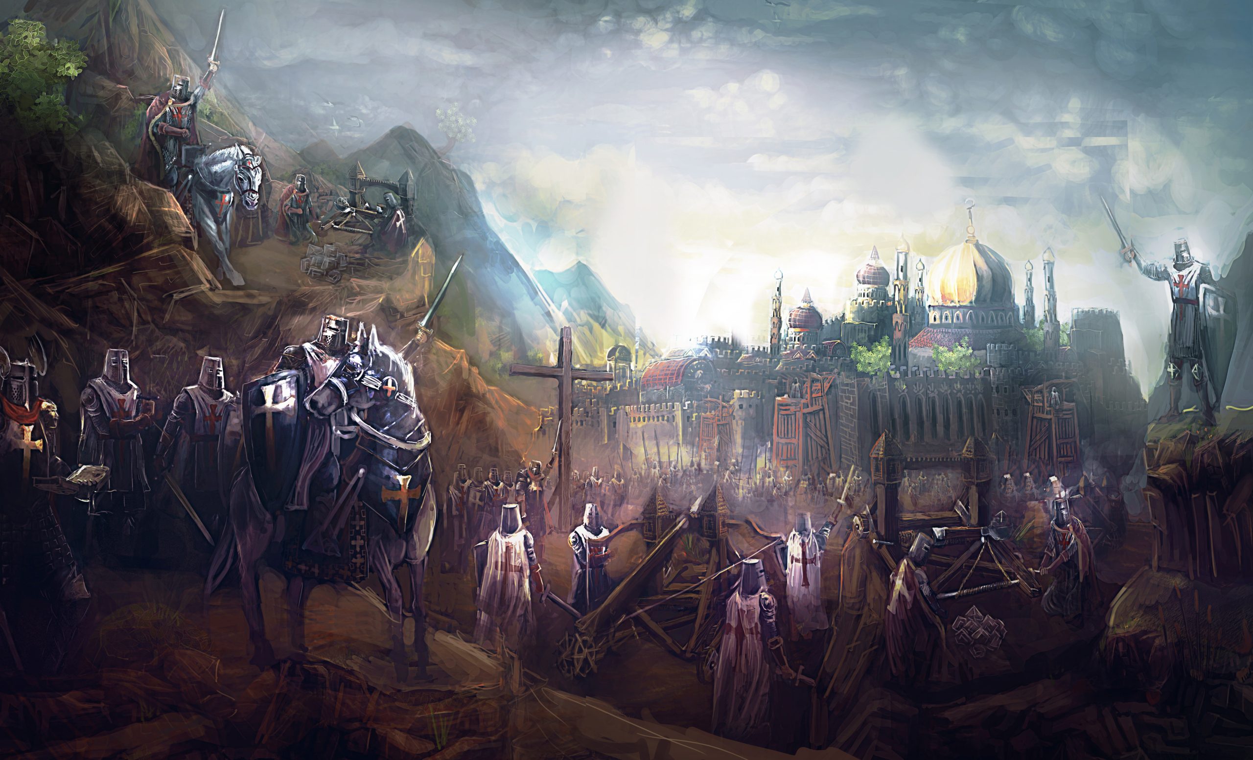 Shutter Stock/ معركة غزة 1244.. عندما تحالف الصليبيون ومسلمون منشقون عن الأيوبيين لاحتلال مصر!