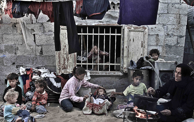 ظروف الحصار في غزة