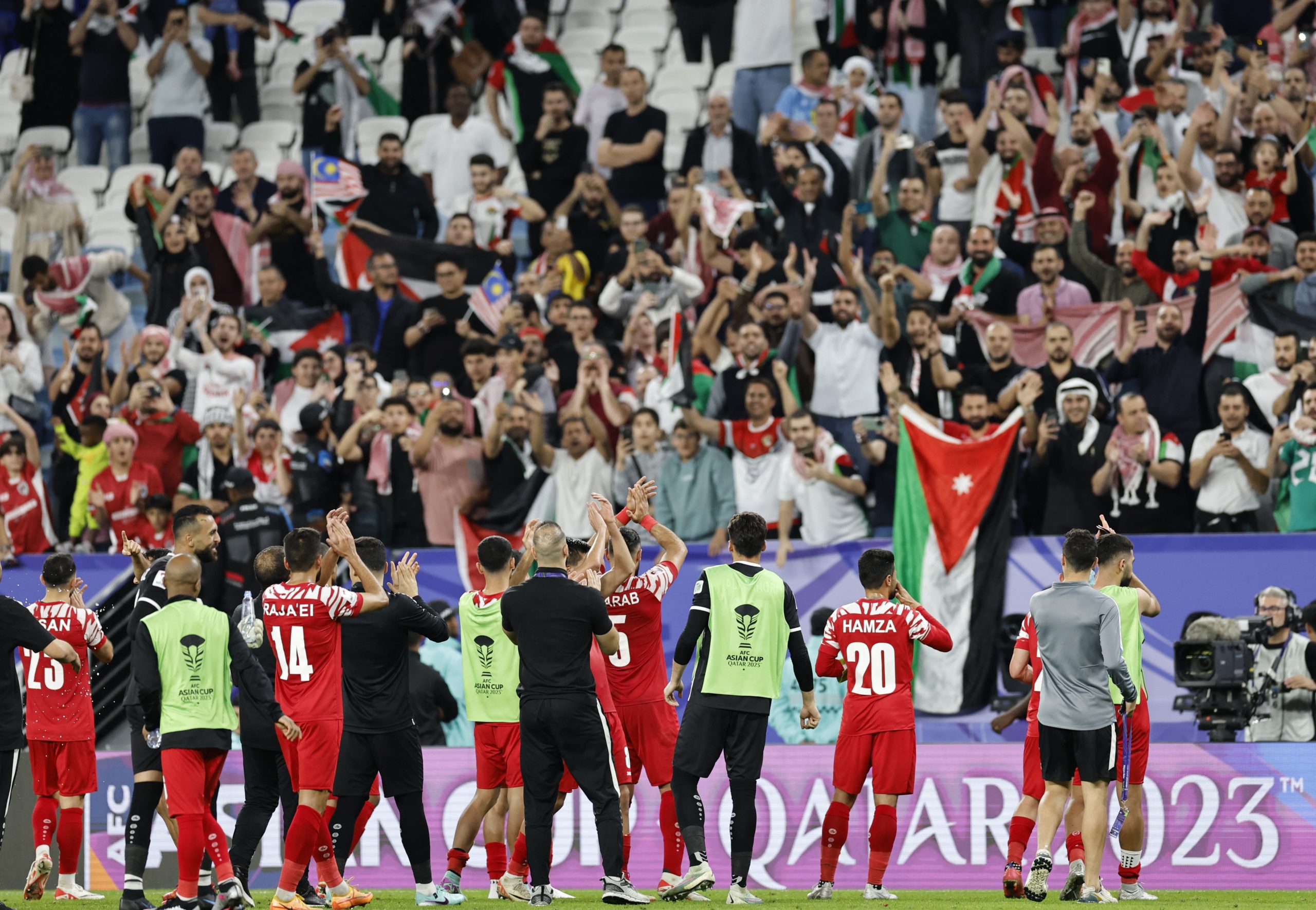 رويترز/ لعبه العراق والأردن في الدور 16 من كأس آسيا 2023