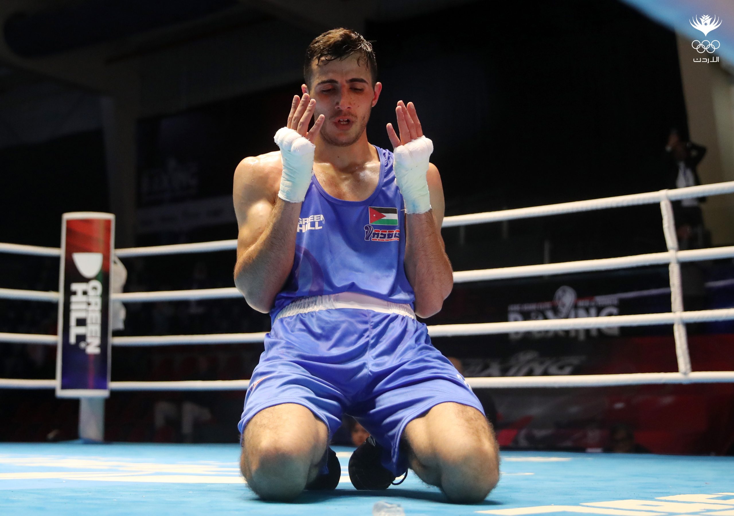 الملاكم الأردني محمد أبو جاجه