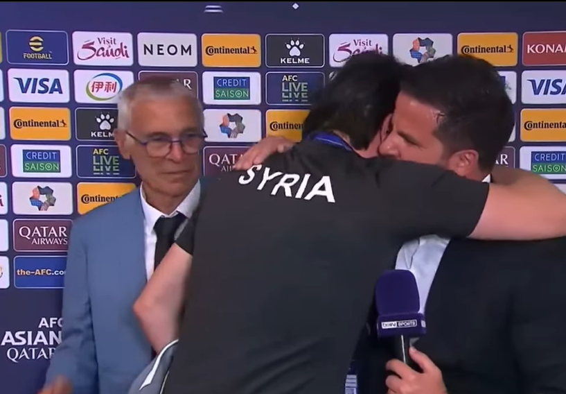 Social Media/ مراسل بي إن سبورتس يبكي على الهواء مباشرة بعد مباراة سوريا والهند