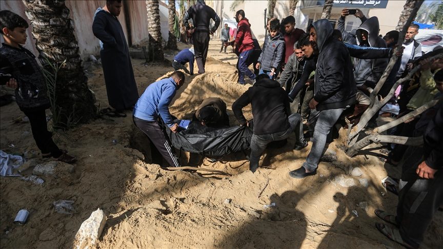 مقابر جماعية في خان يونس