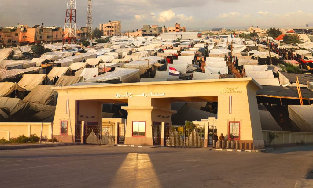 جمع التبرعات نقل معبر رفح