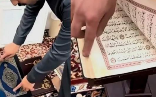 مقطع فيديو لشاب سعودي