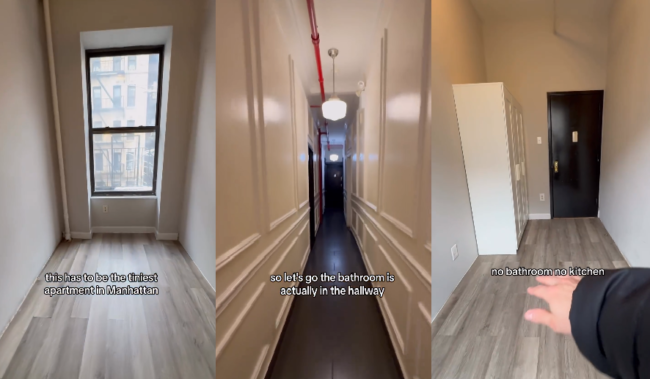 لا يوجد بها حمام ولا مطبخ وبحجم خزانة ملابس.. قصة أصغر شقة في نيويورك التي تؤجر برقم خيالي