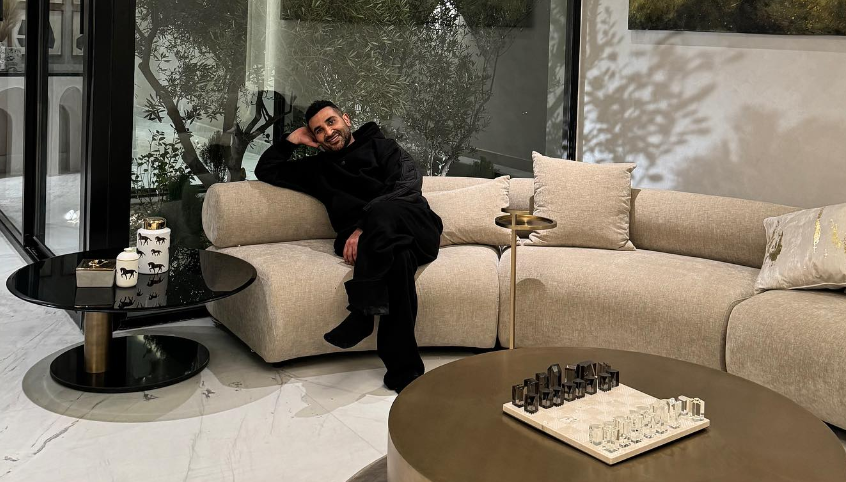 أحمد سعد في منزله بالرياض| مواقع التواصل