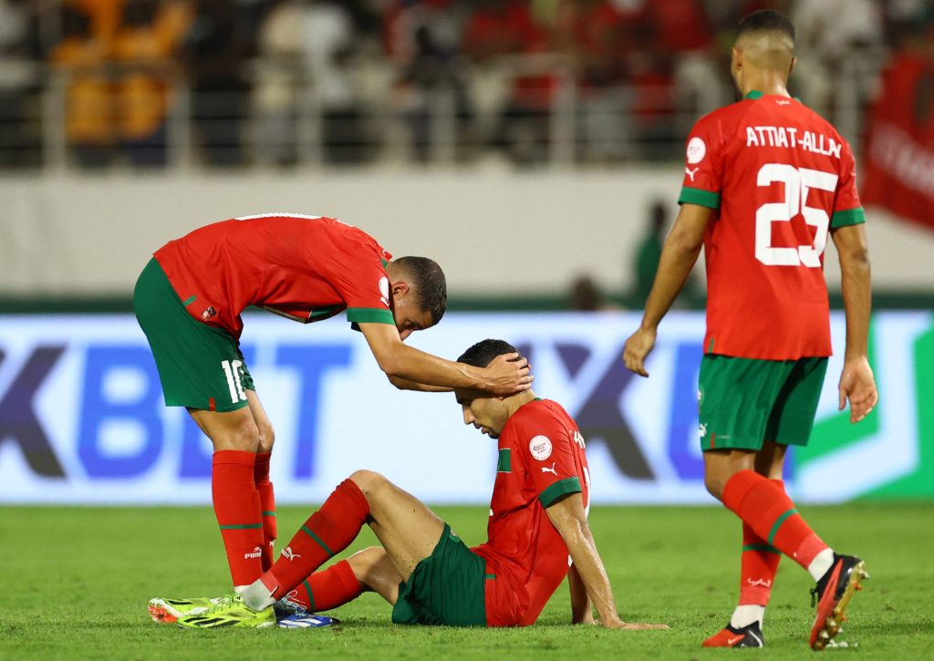 خروج منتخب المغرب من كأس أفريقيا (رويترز)