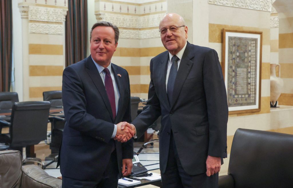 زيارة كاميرون للبنان