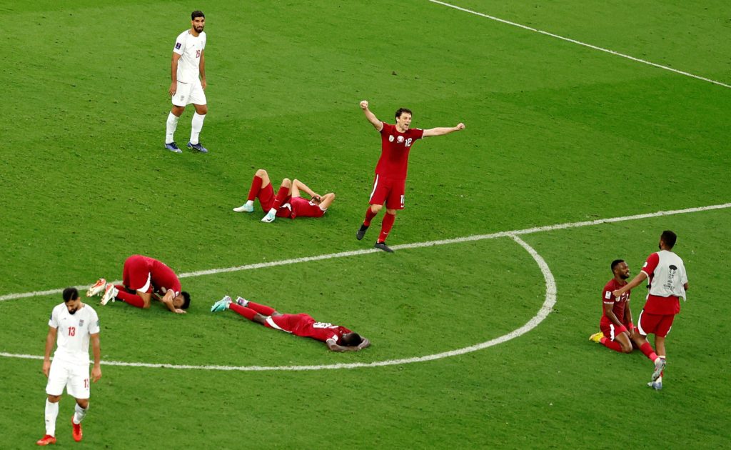 قطر والأردن في نهائي كأس آسيا 2023 (رويترز)